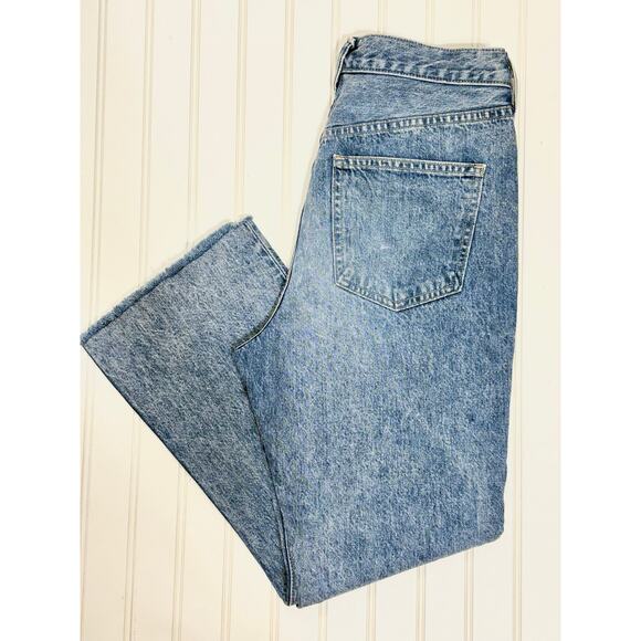 Veronica Beard Carly Kick Flare High-Rise Jeans in Pebble Stone Size 28 - Picture 4 of 9